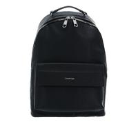 Calvin Klein Minimalism Mono Flap Pocket Backpack Black Tonal Mono