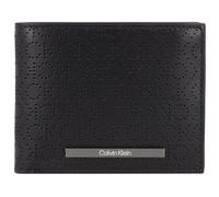 Calvin Klein Modern Bar Geldbörse RFID Schutz Leder 11 cm ck black smooth (TAS009306) schwarz