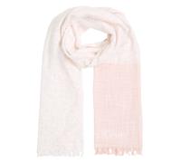 Calvin Klein Monogram Cotton Gauze Stole Scarf Crystal Pink