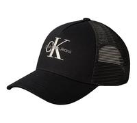 Calvin Klein Monologo 5 Panel Mesh Back Cap Black