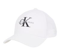 Calvin Klein Monologo 5 Panel Mesh Back Cap Bright White