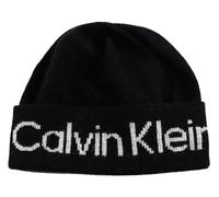 Calvin Klein Mütze Logo Reverso Tonal Beanie CK Black schwarz
