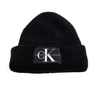 Calvin Klein Jeans Damen Mütze schwarz / weiß, Größe One Size, 5011354 Schwarz / Weiß One Size