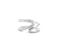 Calvin Klein Offener Ring für Damen Kollektion CK STATEMENT LINKS aus Edelstahl - Erhältlich in Verschiedenen Größen