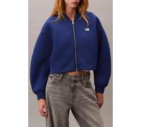 Calvin Klein Oversized Scuba Bomber Jacket Blue Herald Größe: L | Bomberjacken Outlet | Damen | Blau