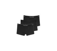Calvin Klein Lv00nb4389 Trunk Boxershorts 3 Einheiten XL Black W / Heavenly Iris Logo / Black W