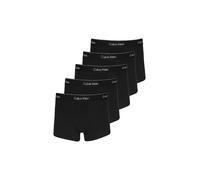 Calvin Klein Underwear Trunks mit Label-Bund im 5er-Pack in Black, Größe S