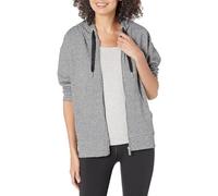 Calvin Klein Performance Damen Eco French Terry Hoodie Kapuzenpullover, Schwarz meliert, M