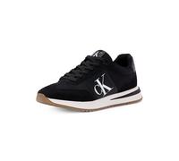 Calvin Klein Pezrand Herren-Sneaker, Schwarz/Weiß 001, 42.5 EU