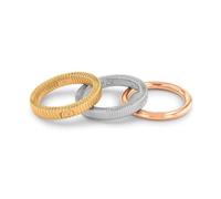 Calvin Klein PLAYFUL REPETITION Ring 18 kt. Edelstahl Vergoldet 35000027-52 - Damen - Gold