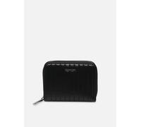 Calvin Klein Reißverschlussbörse Damen Mini Line Quilt MD Zip Around black