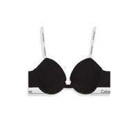 Calvin Klein BH Demi – Lightly Lined, mit Logobund & Spaghettiträgern, Schwarz 80C