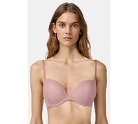 Calvin Klein Damen Push-Up BH Plunge mit Bügel, Rosa (Subdued), 85A