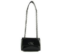 Calvin Klein Re-Lock SM Shoulder Bag Shiny CK Black