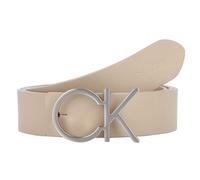 Calvin Klein Re-Lock Wendegürtel Leder silver mink- ash rose 100 cm