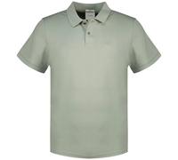 Poloshirt CALVIN KLEIN "SS SLIM REFINED PIQUE POLO", Herren, Gr. L, shadow, Jersey, Obermaterial: 95% Baumwolle, 5% Elasthan, slim fit normal, Rundhals, Bündchen, Shirts, slim fit (83916366-L) shadow
