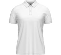 Poloshirt CALVIN KLEIN "SS SLIM REFINED PIQUE POLO", Herren, Gr. M, weiß (hellweiß), Jersey, Obermaterial: 95% Baumwolle, 5% Elasthan, unifarben, slim fit normal, Rundhals, Bündchen, Shirts, slim fit 