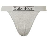 Calvin Klein Reimagined Heritage High Leg Thong Grau Small Damen
