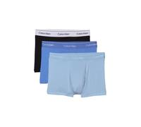 Calvin Klein Relaxed Fit Trunk 3P W8O Herrenunterwäsche 3er-Pack Schwarz Gletscherblau Glocke 4XL