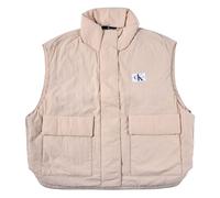 Calvin Klein Relaxed Padded Nylon Weste warm sand Damen S