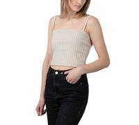 Calvin Klein Rib Cropped Strappy Top S