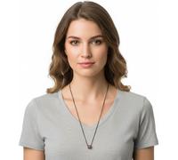 Calvin Klein Rocking Damen Halskette mit Swarovski-Steinen Mode-Schmuck KJ9CJN140100 Dunkelgrau