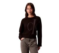 Calvin Klein - Round-Neck Strickwaren - - Knitwear - Damen - Schwarzk - S