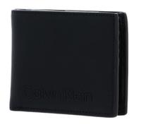Calvin Klein Rubberized Bifold 5CC W / Coin CK Black