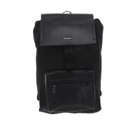 Calvin Klein CK Elevated Flap Backpack Repreve Black Tonal Mono