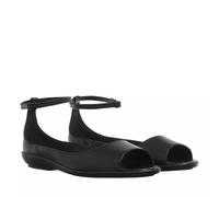 Calvin Klein Sandalen - Peep Toe Ballerina Lth - Gr. 36 (EU) - in Schwarz - für Damen