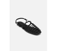 Calvin Klein - Sandalen SQUARE BALLERINA STR - Schwarz - Größe 37