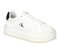 Calvin Klein BOLD FLATF LOW LACE YW01766 01W weiß - sportliche Halbschuhe für Damen - Größe 41