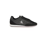 Calvin Klein Jeans Sneaker Retro Runner Ess Mix Mat – Herren, Schwarz/Weiß, Größe 42, Leder/Textil