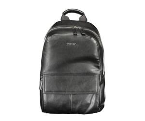 Calvin Klein Schwarzer Polyester Herren Rucksack Einheitsgröße