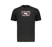 Calvin Klein Schwarzes Baumwoll T-Shirt für Herren L