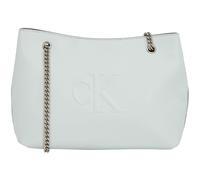 Calvin Klein Sculpted Chain Shoulder Bag Sky Gray