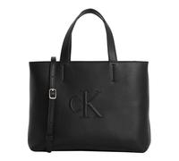 Calvin Klein Sculpted Mini EW Tote Bag Na Black