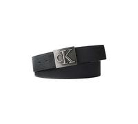 Calvin Klein Seasonal Monogram Plaque 40mm Belt Black/antique Silver Größe: 105 | Gürtel Outlet | Herren | Grau