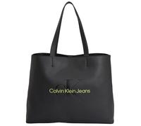 Calvin Klein Shopper SCULPTED SLIM TOTE Black/Dark Juniper
