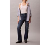 Bootcut-Jeans CALVIN KLEIN JEANS, Damen, Gr. 30, Länge 32, midtown blau, Denim/Jeans, Obermaterial: 98% Baumwolle, 2% Elasthan, bootcut fit, Jeans, Boot-cut-fit (54836651-30) midtown blau