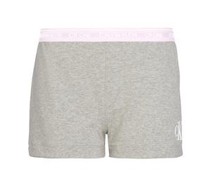 Calvin Klein Sleep Short Lounge Pyjamashort Damen CK One Grey Heather Pearly Pink - L