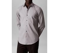 Calvin Klein Slim Essential Twill Straight Shirt Pure Gray Größe: 39 | Business hemden Outlet | Herren | Grau