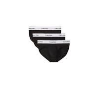 Calvin Klein Hip-Unterhose LV00NB4388 – 3er-Pack pechschwarz/weiß – Größe S