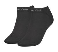 Calvin Klein Damen Sneakersocken CK – 2er-Pack, Schwarz, Einheitsgröße