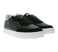 Calvin Klein Herren Cupsole Sneaker Classic Low Top, Schwarz (Black/Bright White), 40