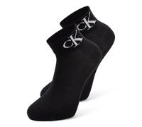 Calvin Klein Sneakersocken im 2er-Pack Damen Baumwolle schwarz, 39-42