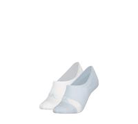 Calvin Klein Jeans Füßlinge mit elastischem Rippenbündchen im 2er-Pack in Hellblau, Größe 35-38