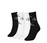 Calvin Klein Socks CKJ WOMEN SOCK 4P GIFTBOX AOP LOGO