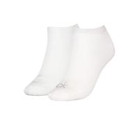 Calvin Klein Socks Damen Shiny Logo, Weiß, 39-42 EU