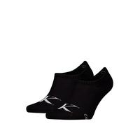 Füßlinge CALVIN KLEIN JEANS "CKJ MEN FOOTIE HIGH CUT 2P MONOGRAM", Herren, Gr. 43-46, schwarz, Baumwollmischung, normal, Socken, hoch geschnittene Silhouette, Cotton-Mix (27320820-43) schwarz
